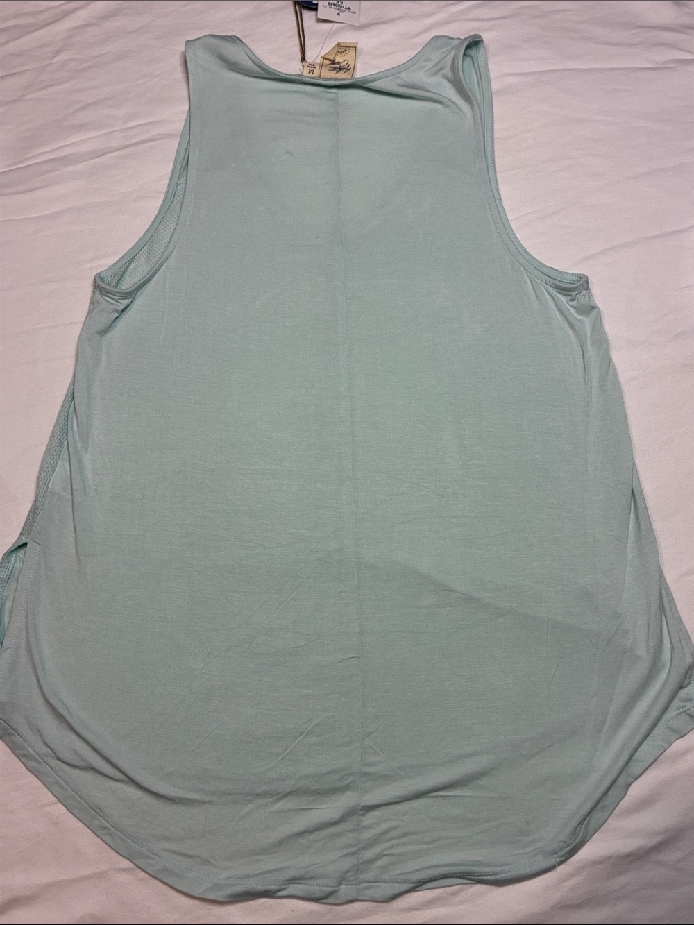 White Crow Light Mint Layered V-Neck Tank Top - Women - Picture 5 of 5